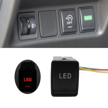 Авто Червен led, led ключ, Обновен превключвател със свързващ проводник за Nissan X-Trail TEANA от 2013 до 2018 година