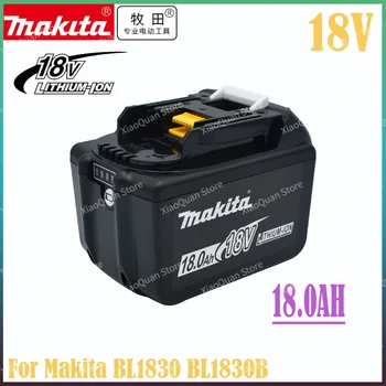 100% Оригинална работа на смени Батерията Makita 18V 18.0 Ah За BL1830 BL1830B BL1840 BL1840B BL1850 BL1850B акумулаторна батерия