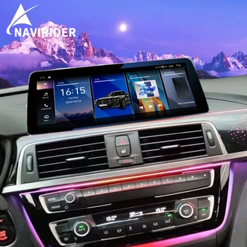 CarPlay За BMW 3-4 Series F30 F31 F32 F33 F34 F35 F36 Android 13 Радио Авто Мултимедиен Плейър Стерео GPS Главното Устройство Qled Екран