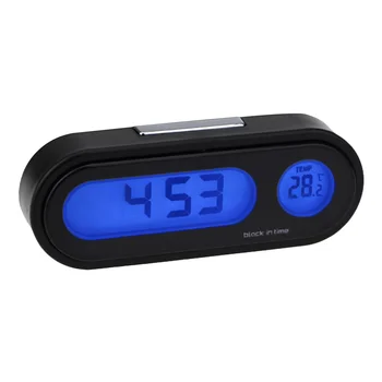 Професионални автомобилни часовник-термометър, люминесцентный авто термометър