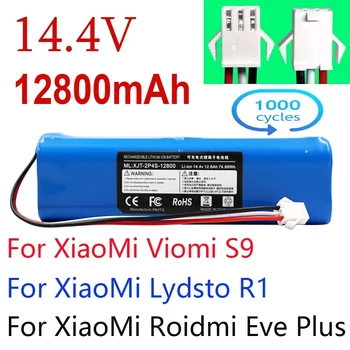 Подмяна На XiaoMi Lydsto R1 Roidmi Eve Plus Viomi S9 Робот Прахосмукачка Акумулаторна Батерия с Капацитет 12800 ма Аксесоари, резервни Части