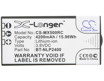 Батерия CS капацитет 4200 mah за URC BT-NLP2400 NC1110 MX-5000
