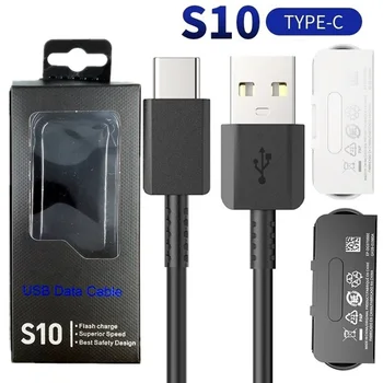 10шт Бързо Зареждане на 1 м Тип C USB-C Кабел за Синхронизация на Данни, Зарядно Устройство, Кабели За Samsung S9 S10 S8 plus Note 10 note 9 S20 S21