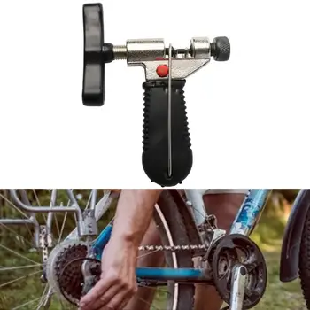 Стоманена ръчни инструменти за теглене на заклепочного закрепване на велосипед верига, удобен за носене, компактен инструмент за ремонт на веригата в колоездачната гараж