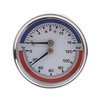 Регулатор на налягането, налягането на температурата на котела, манометър за измерване на налягането, запълнен с течност
