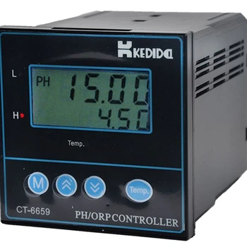 Интелигентен Индустриален Контролер PH / ORP Точността на Измерване на Стойностите на pH на 0.01 PH 1 mv Тестер ORP Анализатор ORP Детектор С Функция ATC
