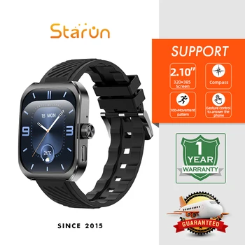 Starun 2,1-инчов Смарт Часовници За Жени И Мъже С Управление с Жестове, За да Отговорите На Повикване, Bluetooth, NFC 100 + Спортни Водоустойчив Смарт часовници ip67 + Кутия