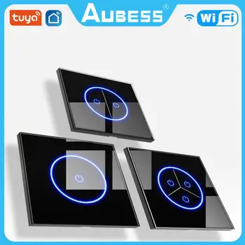 Aubess WiFi EU Smart Switch, ключа за лампата на 1/2/3 група, се изисква неутрален проводник, поддръжка на управление на прилагането на Hristo Smart Life Алекса Google Home