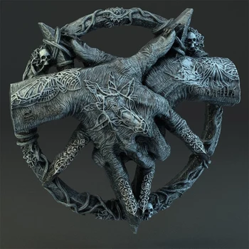 Скулптура Ръцете на дявола Бафомет Висулка Пентаграм Статуя на Нокът Декорация на Изделия от смола Ловец на сънища Готически украшение Декор