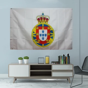 Обединеното Кралство Португалия Бразилия Флаг Алгарве Графичен Обичай Печатни Висящ Банер Полиестер Капачка на Вала Люверсы 3X5 ФУТА 90X150 СМ