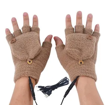 Ръкавици с топъл, зареждащи се чрез USB, Зимни мотоциклетни ръкавици с топъл, водоустойчив ски ръкавици със сензорен екран, е задължително наличието на улично оборудване