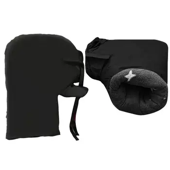 Ръкавици за волана, водоустойчив велосипедни ръкавици със сензорен екран, които предпазват от надраскване, топли Бар ръкавици с един пръст, колоездене, спортни ръкавици, Аксесоари за мотокрос