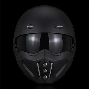 Мотоциклет многоцелеви разход на ретро каска Half Predator Cascos Moto Locomotive Personality Helmet Capacete