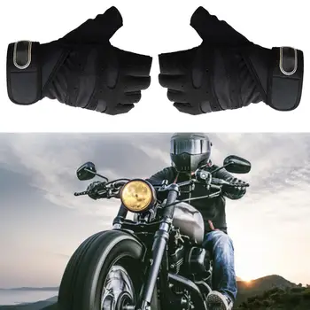 Ръкавици за полпальца, удобни ръкавици за езда без пръсти, Тънки противоударные велосипедни ръкавици, велосипедни ръкавици за мотоциклети