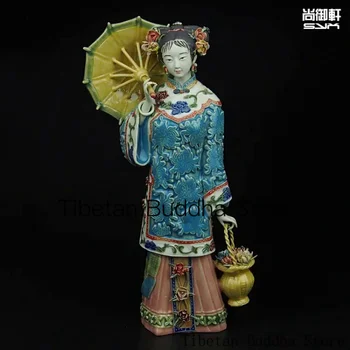 Кукла Шиван магистър на изящните дами древните фигурки, украсени с керамични поделками ръчно изработени, бизнес-подарък на дамите