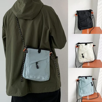 Нова мода Мини Водоустойчива чанта Малка квадратна чанта през рамо Мъжки Дамски чанти-месинджър Чанта Унисекс През рамо 2023