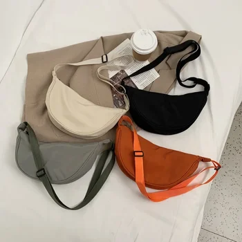 2023 Нова найлонова чанта през рамо, чанта за кнедлите, лека чанта за през рамо, чанта за подмишниците, универсална чанта през рамо