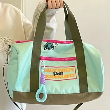 Richme Козметична Дамска чанта 2024 Г., Тенденция на Дизайнерска чанта с Голям капацитет Bolso Mujer, Студентски Ежедневни чанти през рамо Boston Crossbody