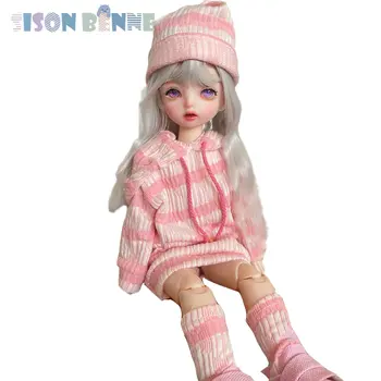 SISON BENNE 12-инчов Кукла-момиче с модни Дрехи И обувки, набор от 1/6 Кукла с механично тръба на шарнирна връзка, Детска Играчка
