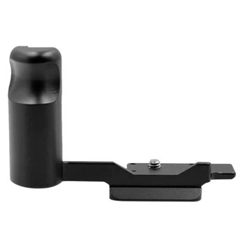 Плоча L-образни скоба камера за Canon EOS M100 M200 Быстроразъемная табела за фотоапарата Вертикално снимане на Притежателя на ръкохватката за ръце черна Дъска