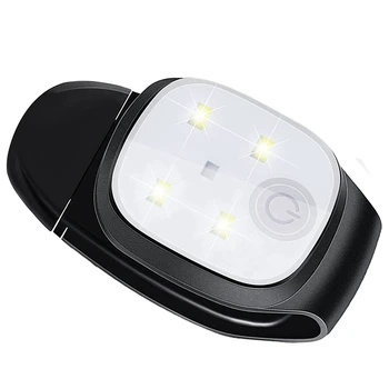 Горещи нощен клипса 2X на открито в морските светлината, Светоотражающая USB-акумулаторна светодиодна подсветка, Защитен осветление за бягане