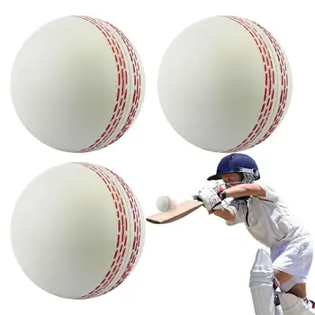Крикетные Вятърни топки, Спортни топки за крикет Преносими ръчно Зашити Клубни тренировъчните топки Мек тренировъчен топката за крикет за начинаещи