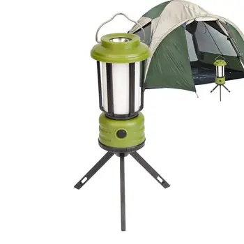 Led Електрически фенер за къмпинг Със статив, Акумулаторна лампа за къмпинг, Преносим лампа за лагер на палатки, лампа за атмосферата, Аксесоари за къмпинг