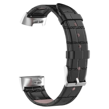 Каишка За часовник Каишка От Естествена Кожа Каишки За Часовници Fitbit Charge3 Charge4