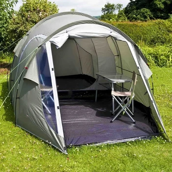 Палатка за къмпинг 5-8 души, водоустойчив и ветрозащитная Лесно адаптивни куполна палатка, фамилна палатка за къмпинг