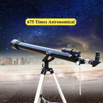 Монокуляр с 675-кратно увеличение за деца, Астрономически Телескоп, Професионален Монокуляр за Нощно Виждане, Мощен Космически Телескоп