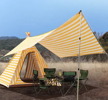 Палатка CUCKOO Outdoor Rain Shelter Водоустойчив, Платно Палатки за Къмпинг Sun Shelter Навес за продажба