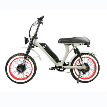 500 W Bafang Комбинациите 20-Инчов Електрически Велосипеди с Пълно Окачване, за 2 Души, за продажба