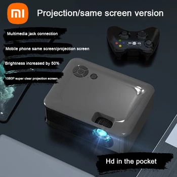 Xiaomi A30C МИНИ Проектор Преносимо 3D-Кино WIFI Sync за Android и IOS Смартфон 4K 1080P Moive видео проектор LED Smart Cinema