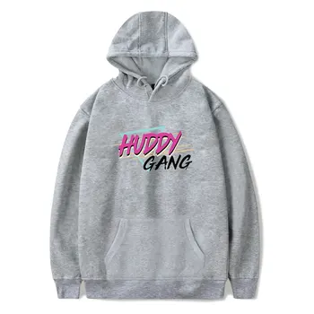 Качулки HUDDY GANG, мъжки и женски качулки в стил хип-хоп с писмото принтом, пуловери унисекс, градинска дрехи, популярни качулки Chase Hudson HUDDY GANG