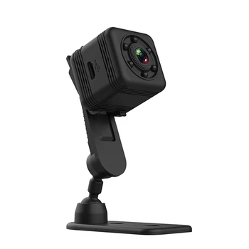 1 комплект мини-камера, с водоустойчив покритие, HD Smart Камера за нощно виждане за помещения, черен