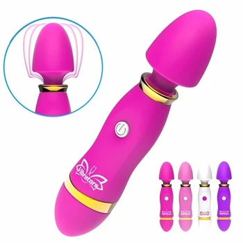 Магическа AV-пръчка с 12 скорости, вагинален вибратор, женски мастурбатор, масажор точка G, Стимулатор на клитора, секс-играчка за оргазъм, секс играчки за жени