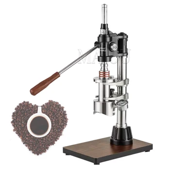 Висококачествена машина за еспресо, за домашна употреба с лост, ръчна кафемашина с разтегателен колан, ръчно оборудване за приготвяне на кафе