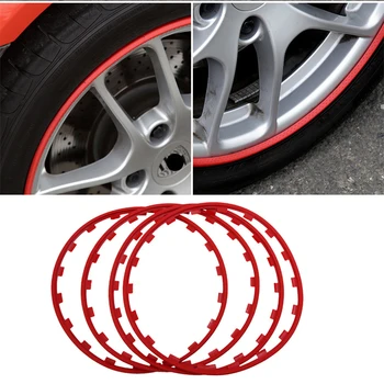За Tesla, Модел 3 Модел y 2016-2020 Джанти пръстени Инчов, 4 опаковки, кола кръгло защитно пръстен за джантата, защитата подреден пръстен, изработени
