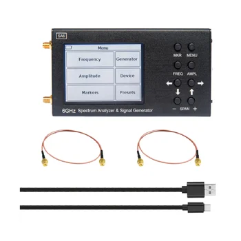Портативен анализатор на спектъра 6 Ghz Генератор на сигнали SA6 Wi-Fi 2G 4G LTE, CDMA, GSM Beidou GP