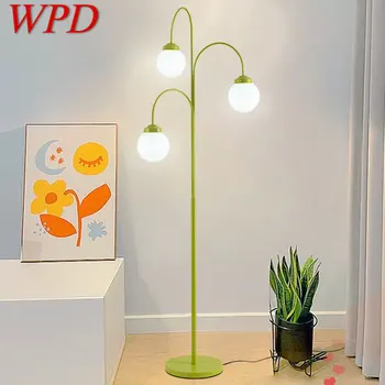 Модерен лампиона WPD в скандинавски стил, кръгло стъкло, творчески прост светлини, led декор за дома, хол, спалня