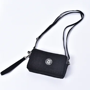 Чанта за дреболии джоб, чанта за мобилен телефон, чанта-месинджър, дамска чанта за мобилен телефон, пътна трехслойная чанта с цип