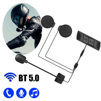 Мотоциклет шлем Слушалки, Bluetooth Високоговорители, Безжични слушалки и Микрофон Комплект Стерео FM MP3 Плейър Водоустойчив Интелигентни Аксесоари