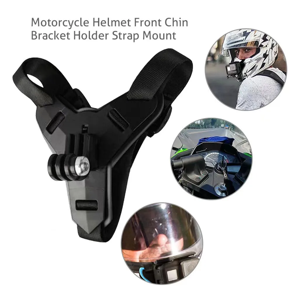 Универсален мотоциклет шлем, определяне на гениален пост каишка екшън камерата GoPro Hero, устойчив на удари за употреба, Аксесоари за kawasaki z800 bmw k1600b Изображение 0