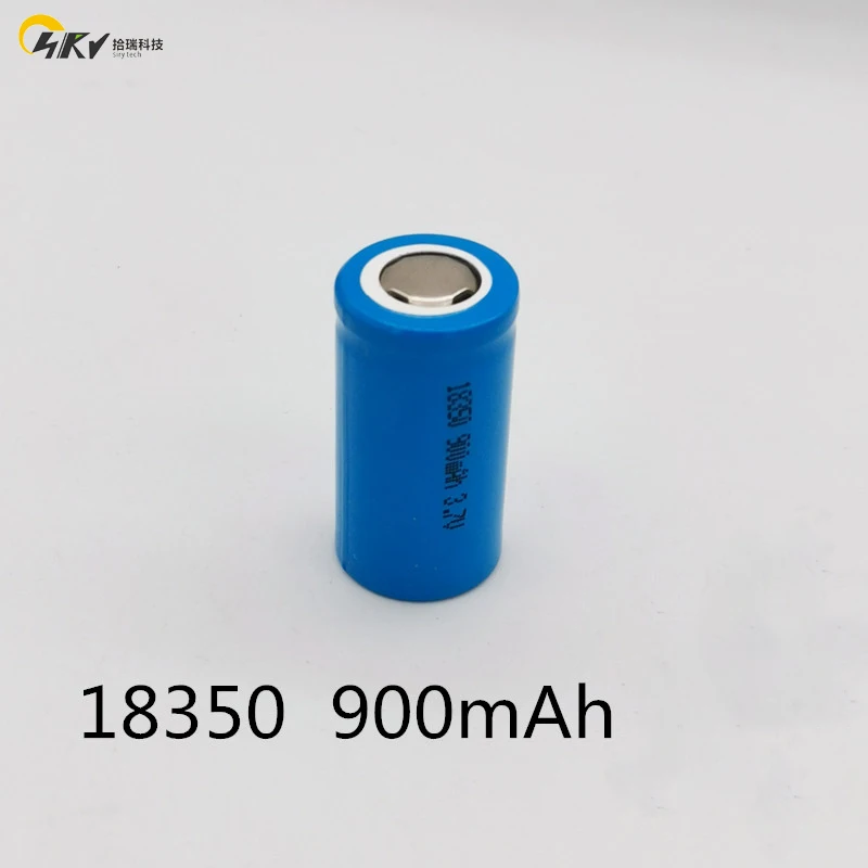 Литиево-йонна батерия 18350 3,7 1000 ма подходящ за лазерно фенерче 10В високоскоростен акумулаторна батерия с никелово лист Изображение 2