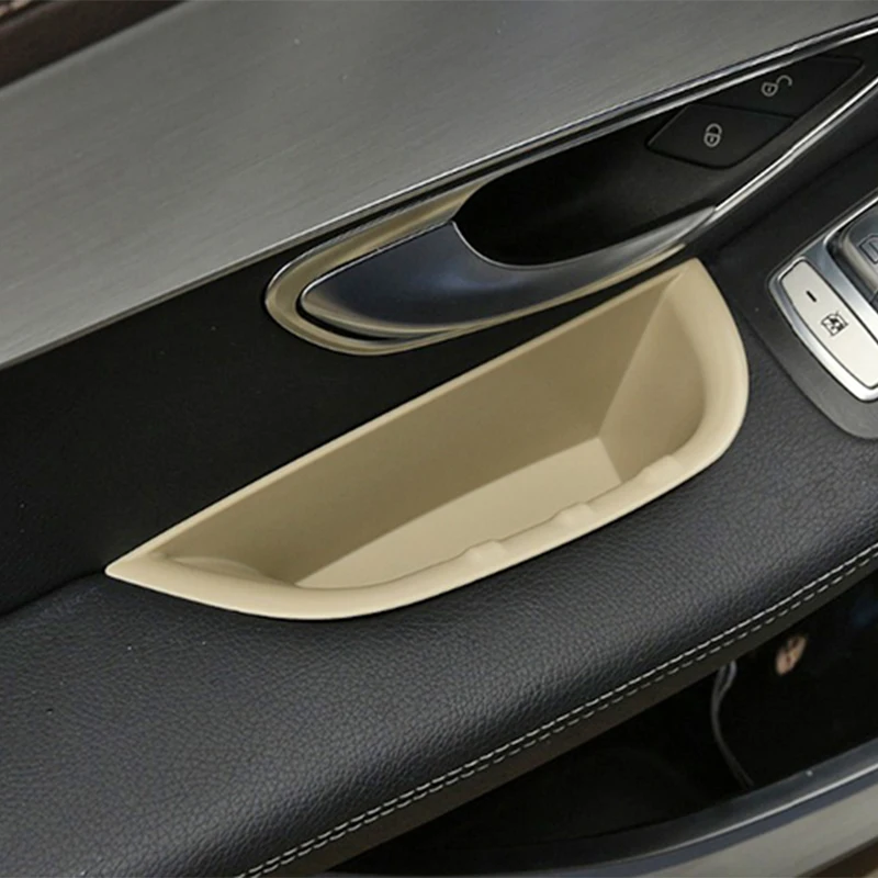 ABS Дръжка на Предна Врата на Автомобила Кутия За Съхранение на Тавата за Mercedes Benz C-Class W205 GLC Class X253 2015-2018 LHD Аксесоари За Интериора на колата Изображение 1