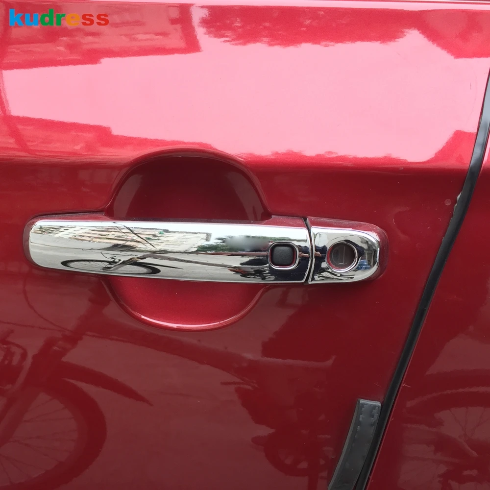 За Suzuki Vitara Escudo 2015 2016 2017 2018 2019 2020 2021 Хромирани Страничната врата копчето, накладки, формоване, стикер, автомобилни аксесоари Изображение 3