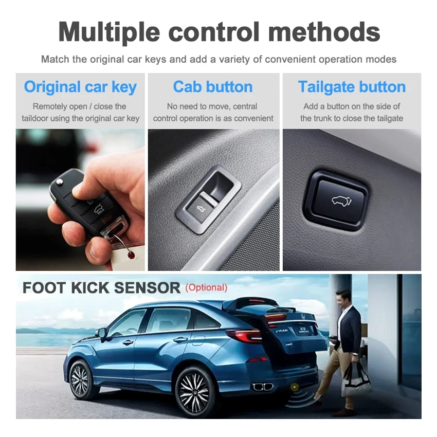 За Hyundai Tucson 2015-2023 Електрическо управление на задната врата на багажника С Автоподъемник Автоматично Отваряне на задната врата на Електроинструменти за врата Изображение 4