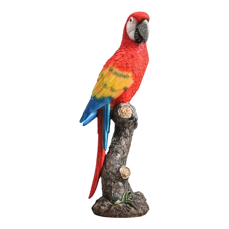 Творчески украса за папагали, имитация украса на стаята за занимания, модел птици, градински декор, занаяти Изображение 0