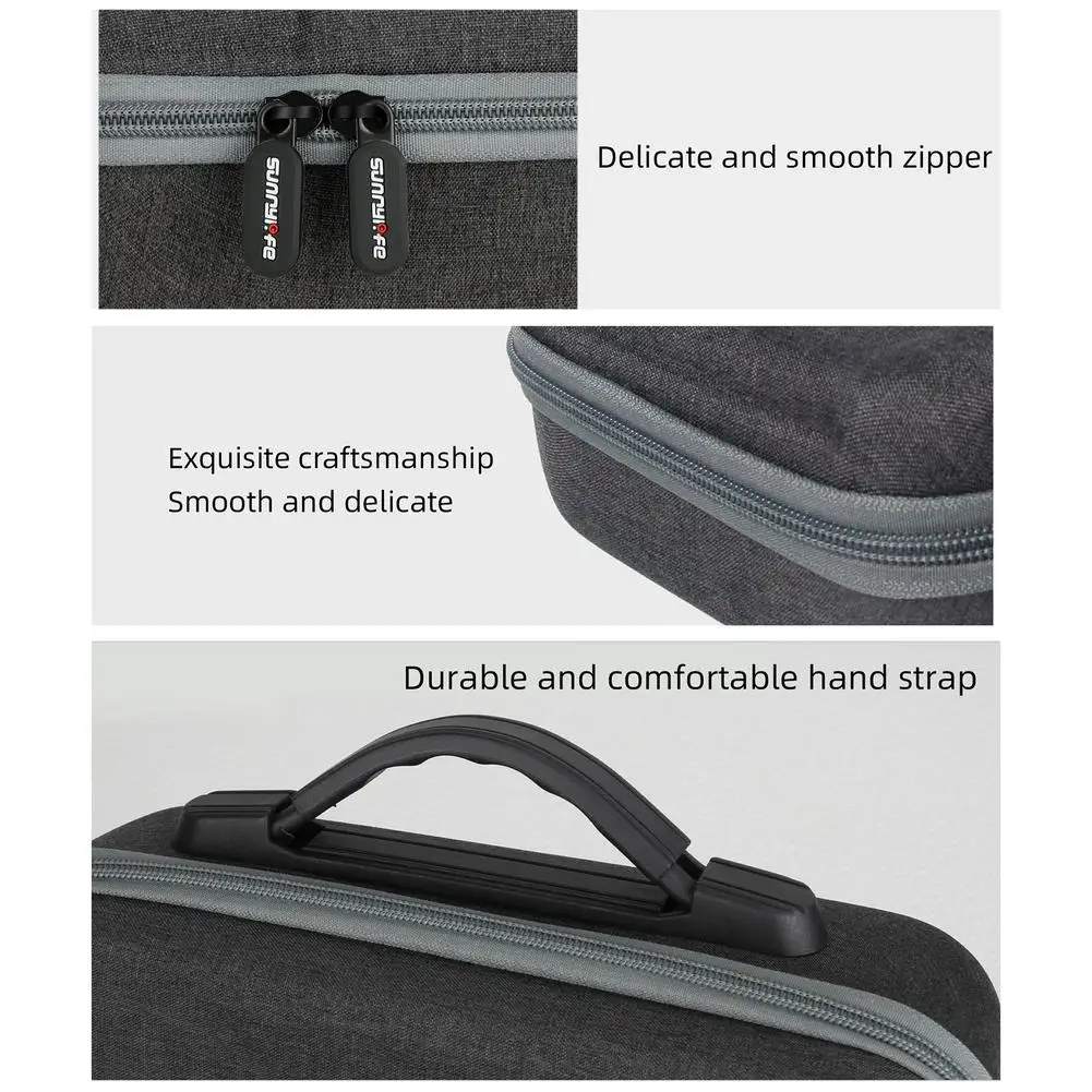 Комплект ръчни чанти за съхранение, 1 бр., куфар-стабилизатор на голям капацитет, защитен калъф, съвместим с Dji Rs3 Mini Dropshipping Изображение 4