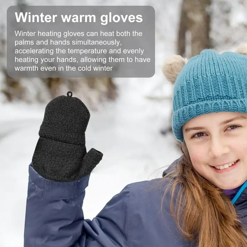 Ръкавици с топъл, зареждащи се чрез USB, Зимни мотоциклетни ръкавици с топъл, водоустойчив ски ръкавици със сензорен екран, е задължително наличието на улично оборудване Изображение 1